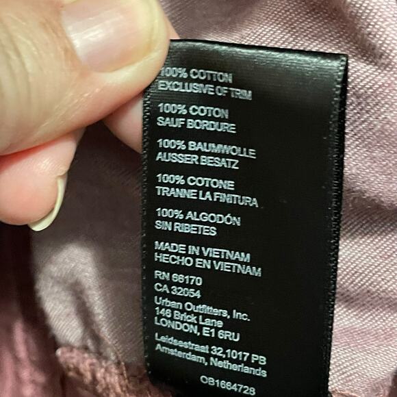 Urban Outfitter BDG Womens Size 2 Carpenter Pants Mid Rise Zip Fly Distressed - Picture 9 of 14